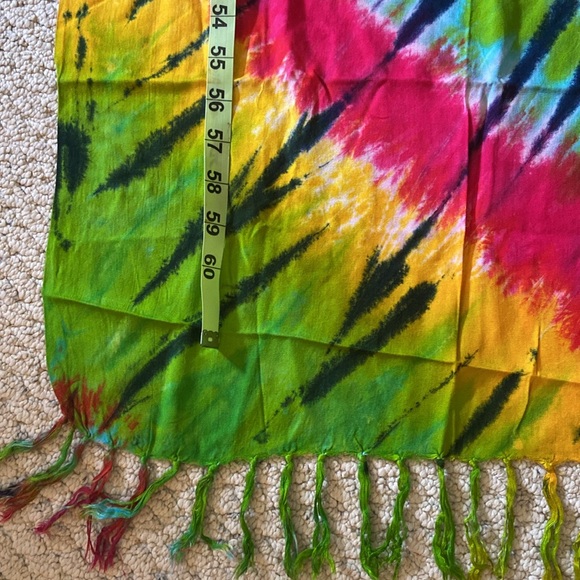Tie-dye Pashmina Scarf - Picture 5 of 6